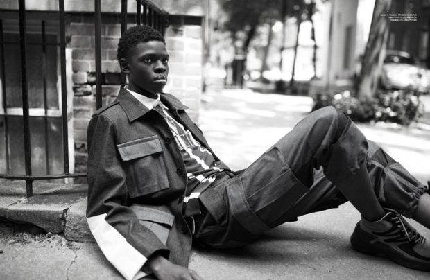 Just Around The Corner: Malle Gueye Poses for MMSCENE Magazine