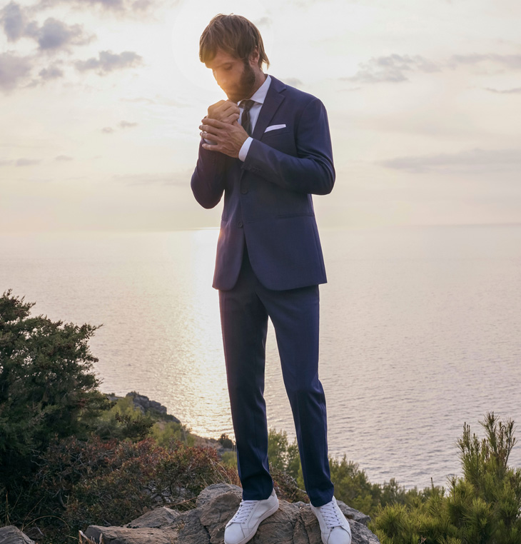 Rock Climber Chris Sharma is the Face of Mango Travel Suit