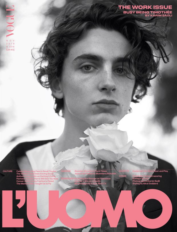 Timothee Chalamet Is The Cover Star Of Luomo Vogue November 2019 7493