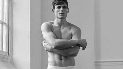 Men and Underwear on X: Model David Serrano photographed by @HansFahrmeyer  in vintage underwear by @CalvinKlein . See more:    / X