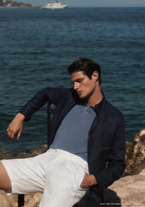 Mattia Regonaschi Models Massimo Dutti Summer 2020 Looks