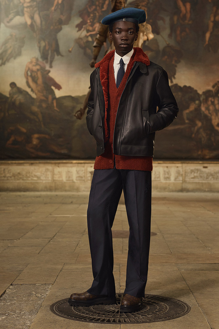 Michael Ward Looks Sharp in Louis Vuitton's FW20 Menswear Campaign