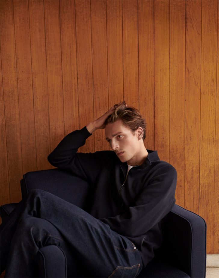 Quentin Demeester Models Massimo Dutti Fall 2020 Collection