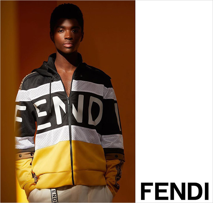 Alton Mason is the Face of Fendi Pre-Fall 2020 Menswear Collection