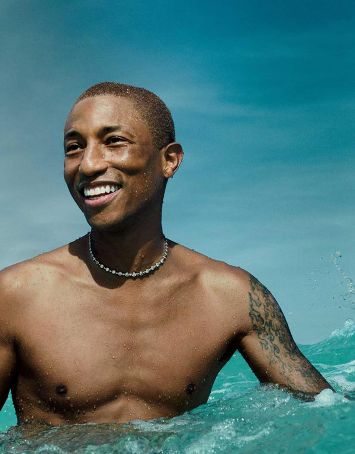 Pharrell Williams Stars on the Cover of Vogue Man Arabia's Spring