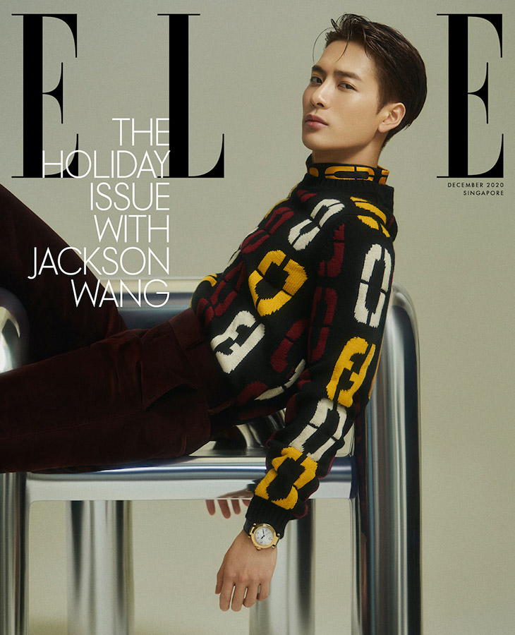 Jackson Wang Is The Cover Star Of Elle Singapore Holiday Issue