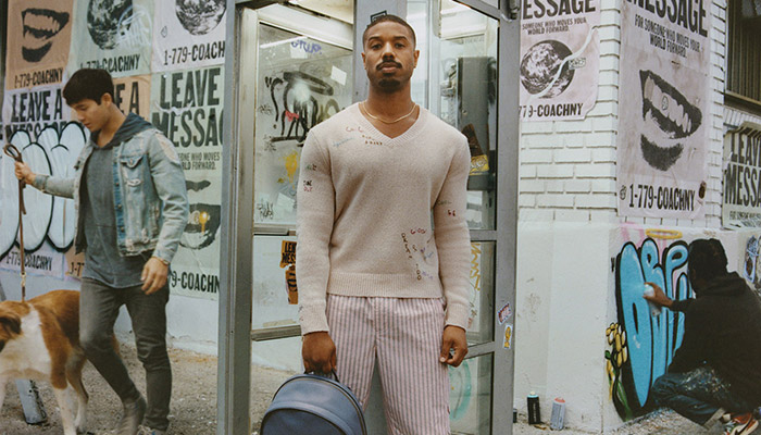 Michael B. Jordan Models Coach Spring Summer 2020 Collection