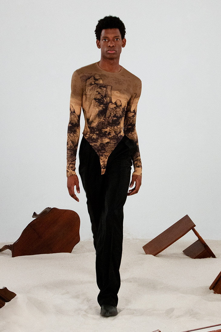 Victor Ndigwe & Troy N Model TOM FORD Spring Summer 2021 Collection