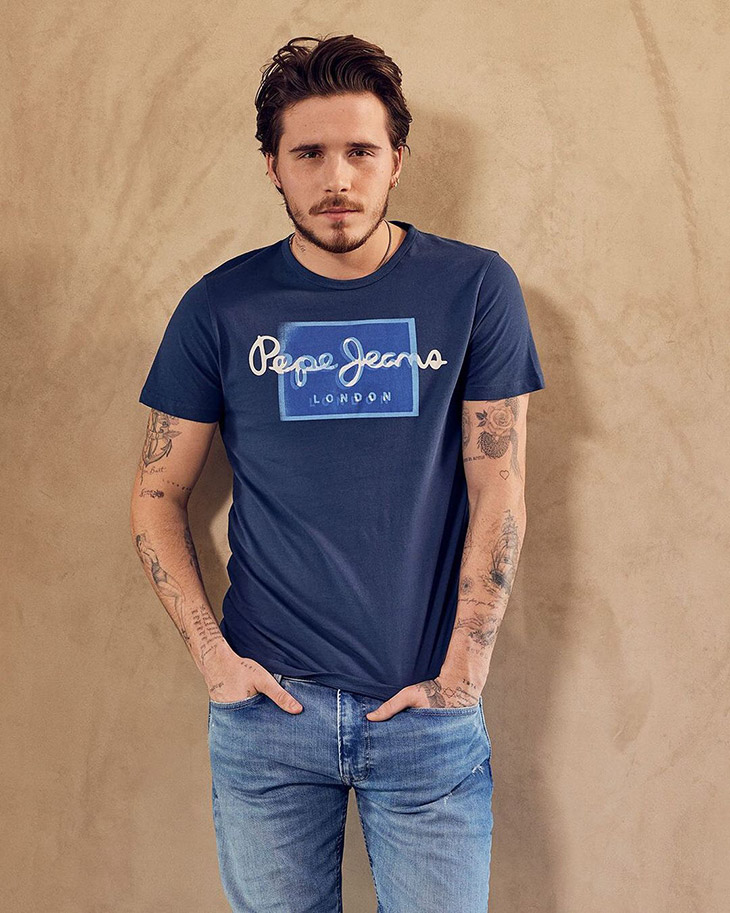 Brooklyn Beckham Models Pepe Jeans Summer Spring Looks 2021