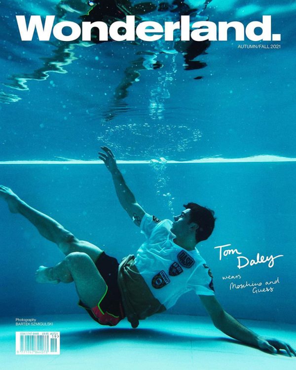 Tom Daley is the Cover Star of Wonderland Magazine Fall 2021 Issue