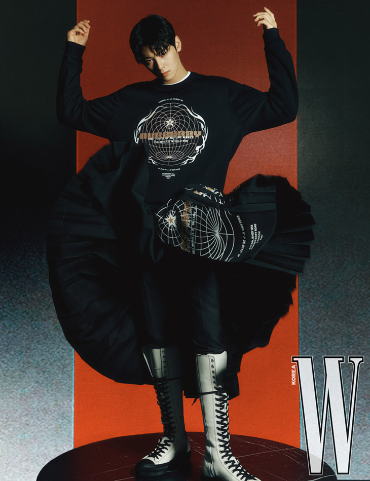Cha Eunwoo is the Cover Boy of W Korea Magazine December 2021 Issue