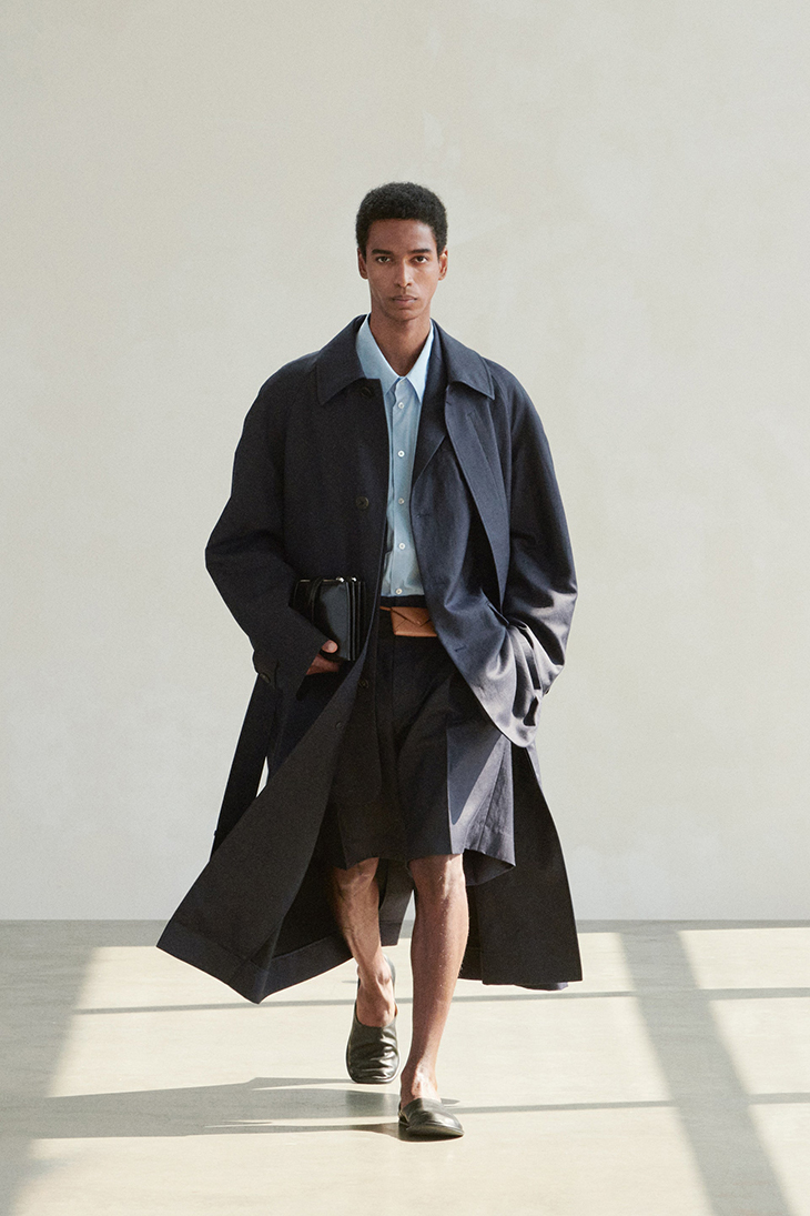 THE ROW Spring Summer 2022 Collection Male Model Scene