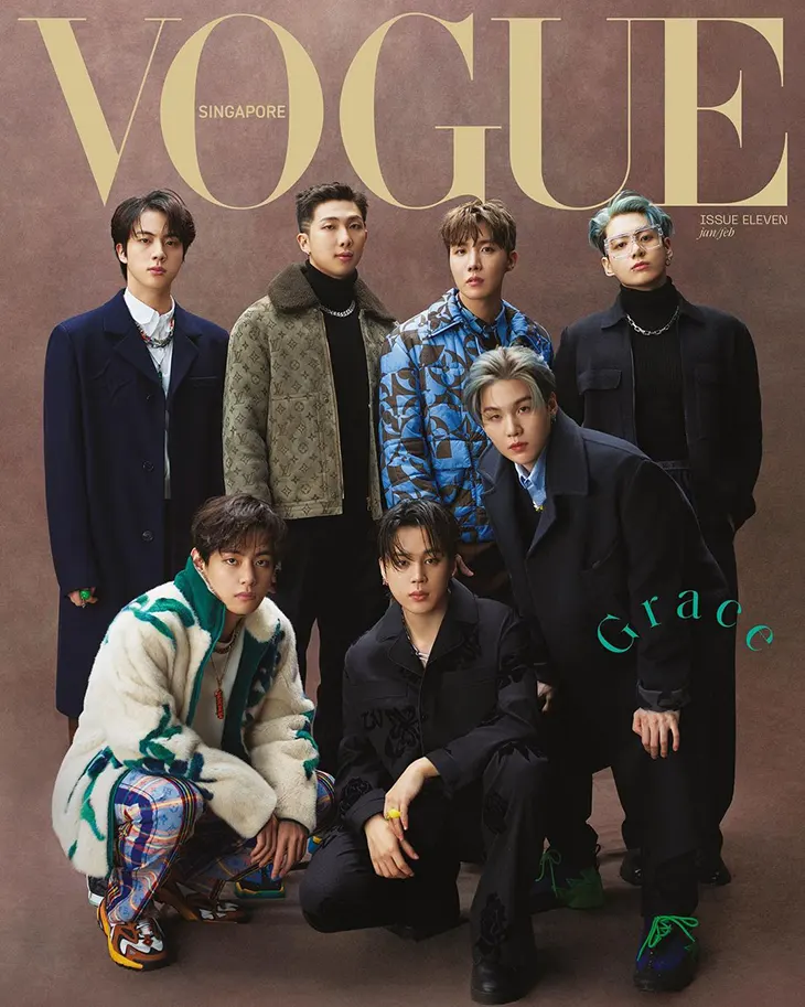 BTS] VOGUE & GQ Vogue Korea Jan 2022 Issue Magazine J-HOPE