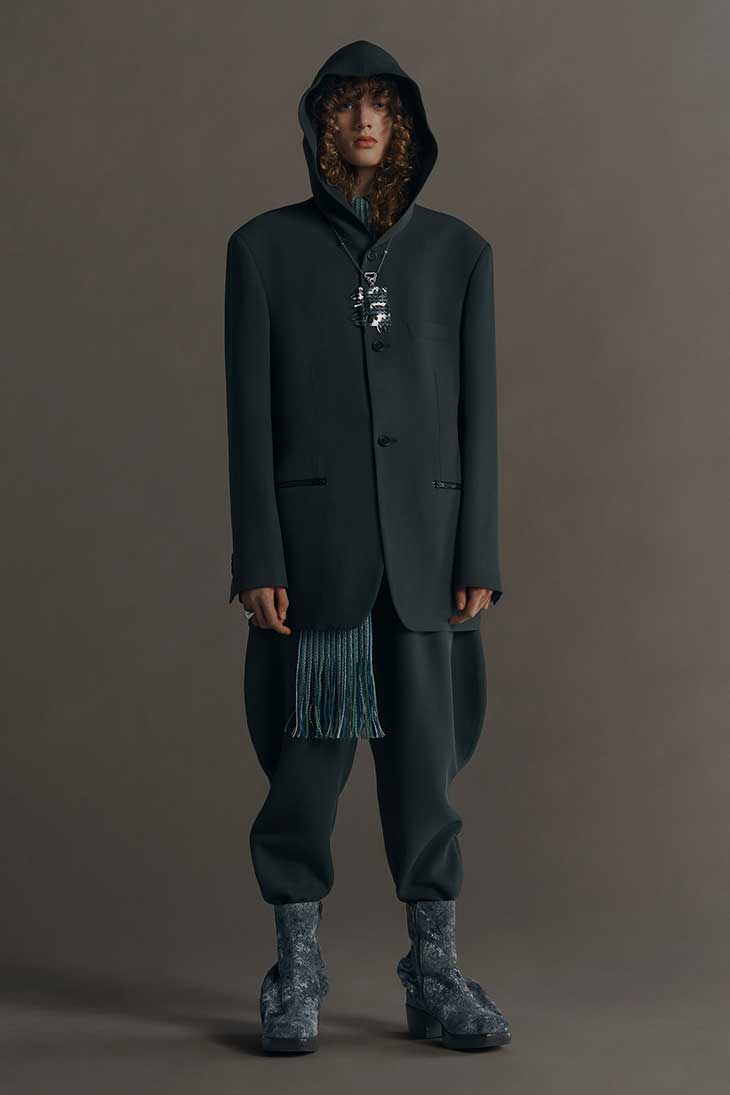 PFW: ACNE STUDIOS Fall Winter 2022.23 Collection - Male Model Scene