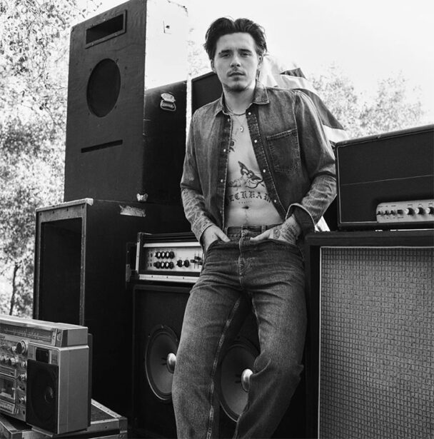 Brooklyn Beckham Poses in PEPE JEANS Spring Summer 2022 Looks