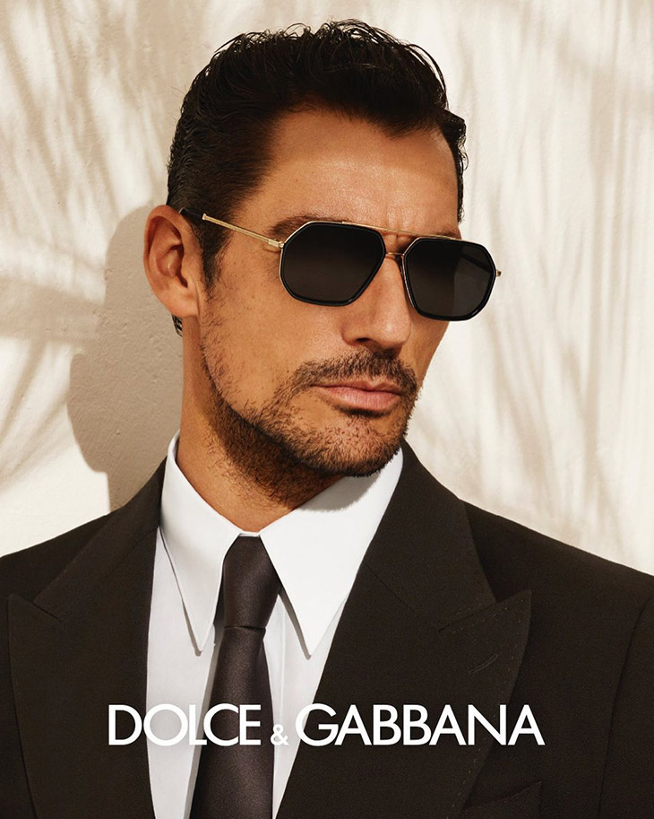 David Gandy Models Dolce And Gabbana Spring Summer 2022 Eyewear