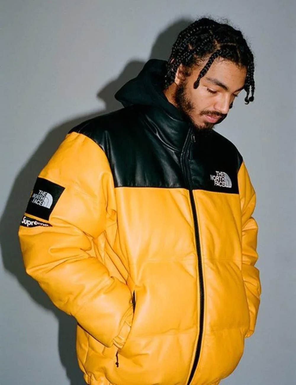 The North Face Leather Mountain Parka - fall winter 2018 - Supreme