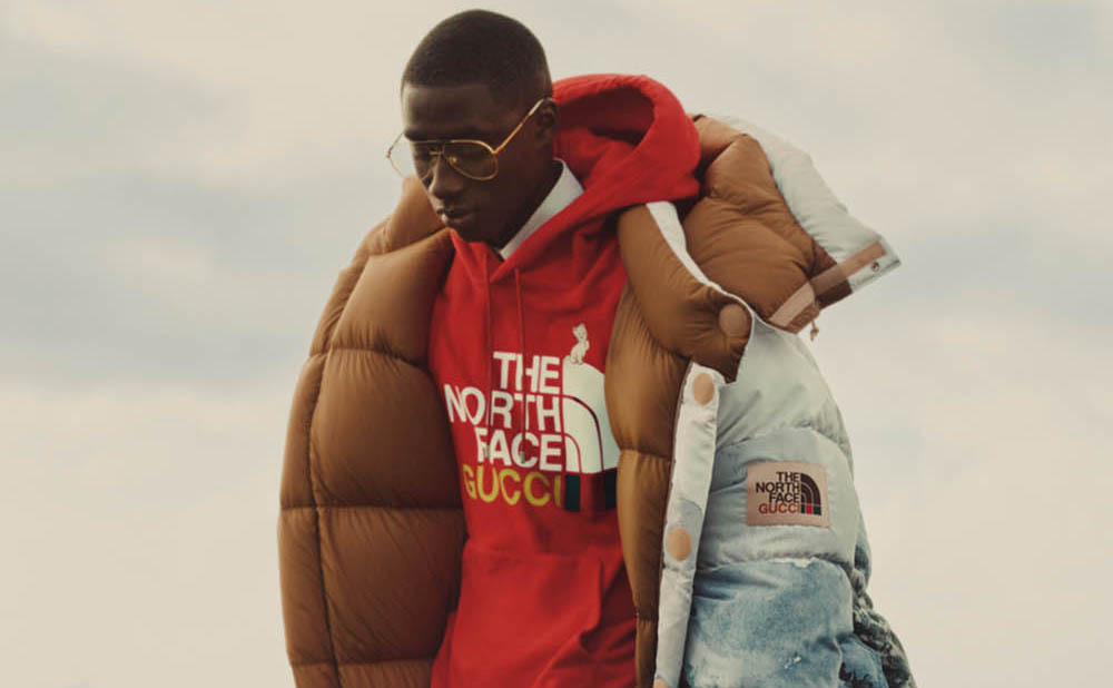 GUCCI X The North Face Nylon Down Jacket pour hommes