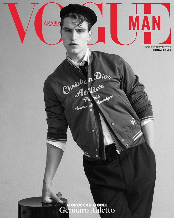 Gennaro Auletto Covers Vogue Man Arabia Spring Summer 2022 Issue