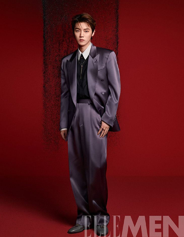 Lu Han Models Gucci For Elle Men China April 2022 Issue