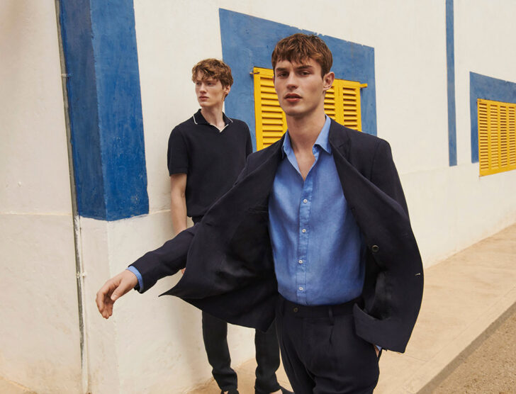 Kit Butler & Braien Vaiksaar Model Massimo Dutti Summer 2022 Looks