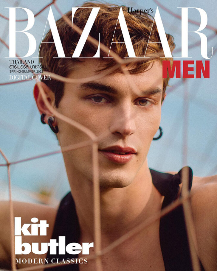 Kit Butler Covers Harper's Bazaar Men Thailand Summer 2022 Issue