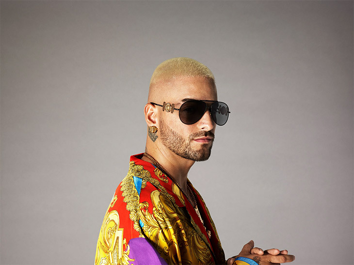 What success! Maluma is the new face of the Versace campaign Últimas  Noticias