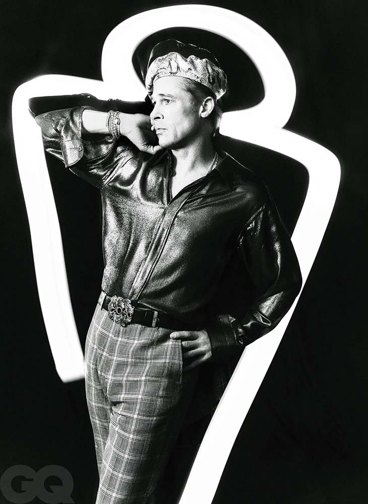 Brad Pitt Looks Smoldering In New Ad • Instinct Magazine