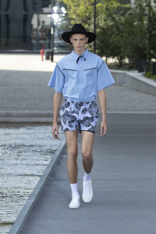 MFW: MSGM Spring Summer 2023 Collection - Male Model Scene