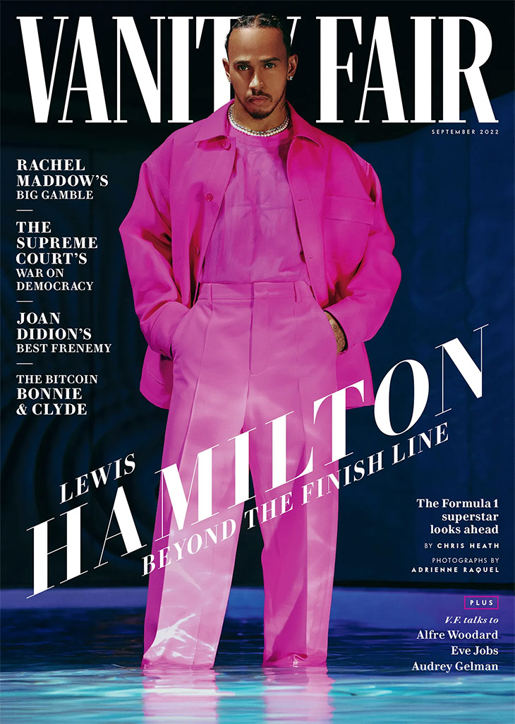 Lewis Hamilton Stars in Vanity Fair September 2022 Issue