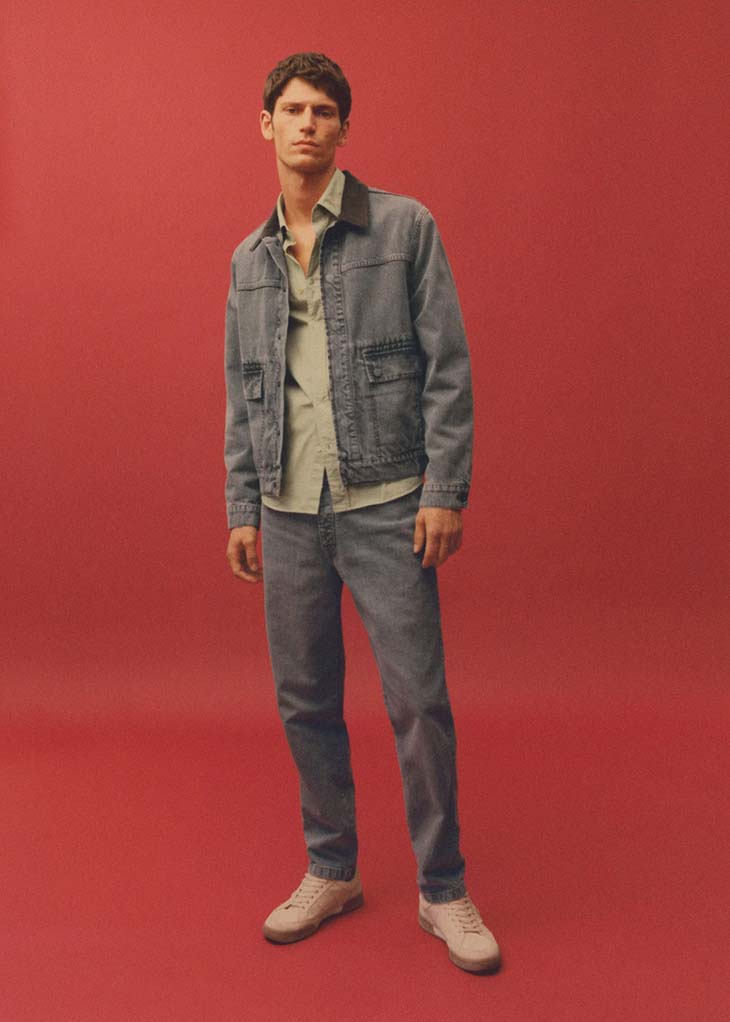 Justin Eric Martin Poses for MANGO Spring Summer 2022 Collection - Male ...