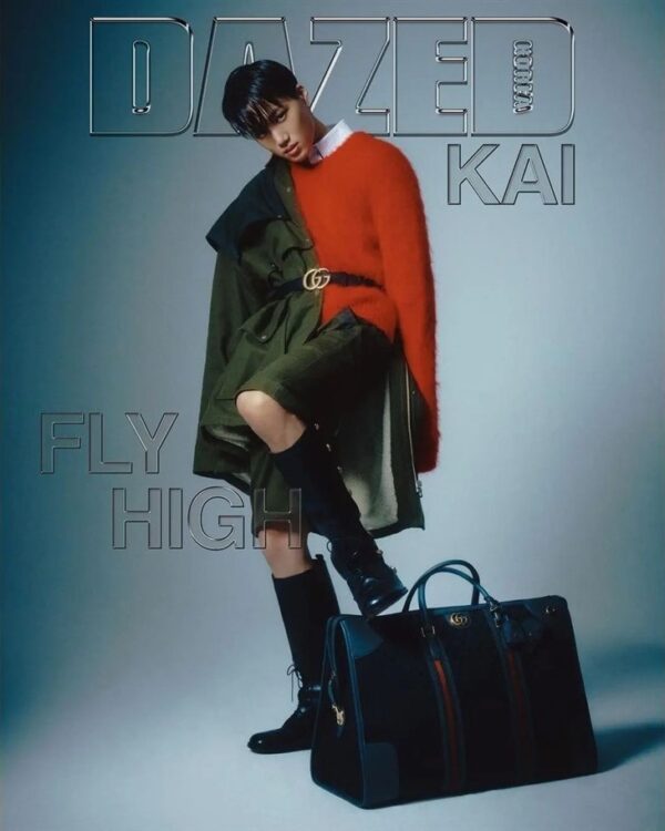 KPop Star KAI Covers DAZED Korea October 2022 Issue Male Model Scene