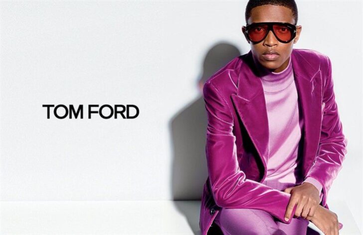 Malik Anderson is the Face of TOM FORD Fall Winter 2022 Collection ...