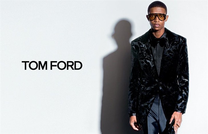 Malik Anderson is the Face of TOM FORD Fall Winter 2022 Collection ...