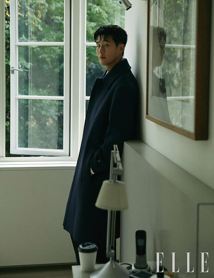 Son Heung Min in BURBERRY Covers ELLE Korea December 2022