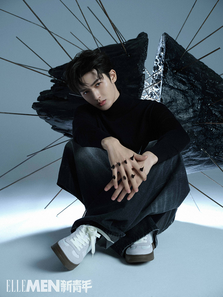 Zhu Zhengting Stars in ELLE MEN CHINA Winter 2022 Issue