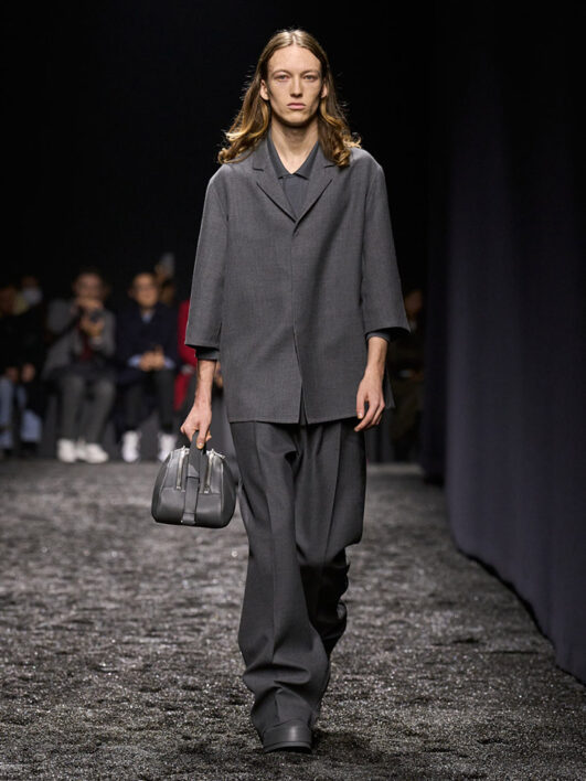 MFW: ZEGNA Fall Winter 2023.24 Collection - Male Model Scene