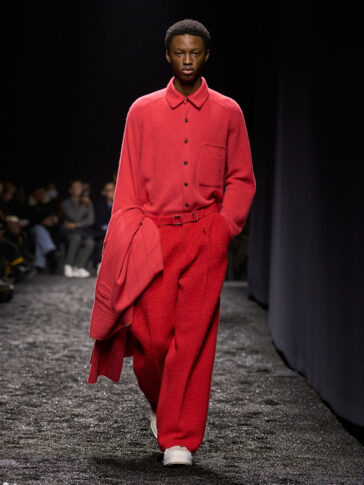 MFW: ZEGNA Fall Winter 2023.24 Collection - Male Model Scene