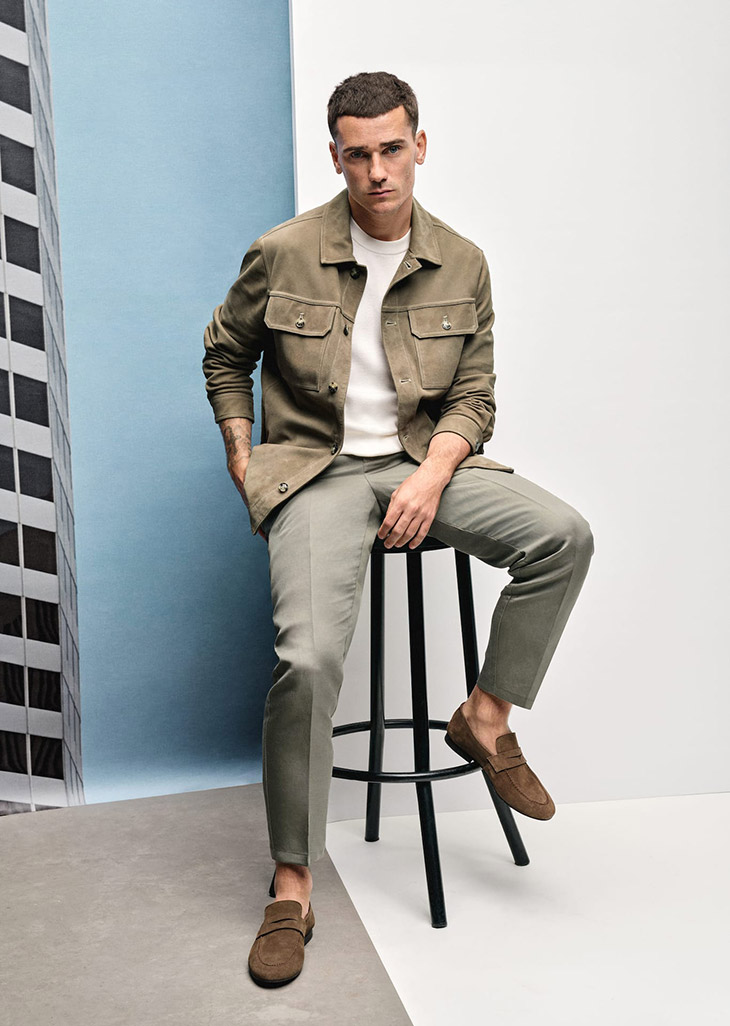 Antoine Griezmann Models MANGO Spring Summer 2023 Looks
