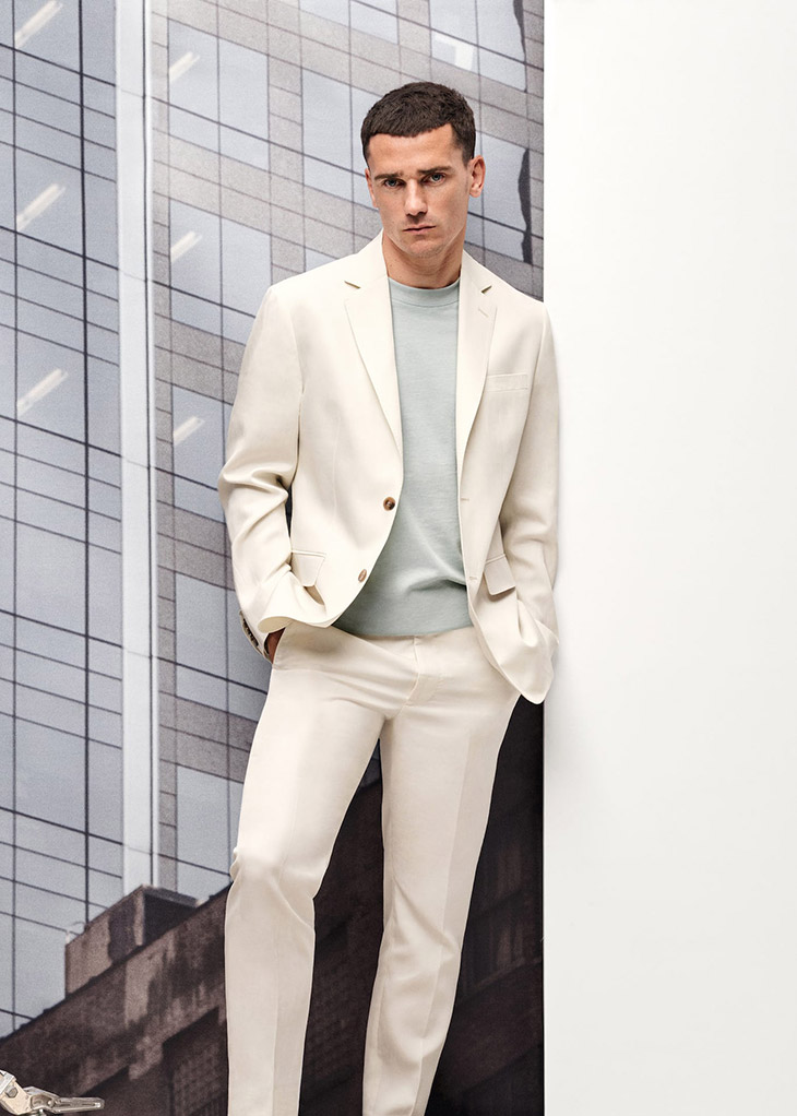 Antoine Griezmann Models MANGO Spring Summer 2023 Looks