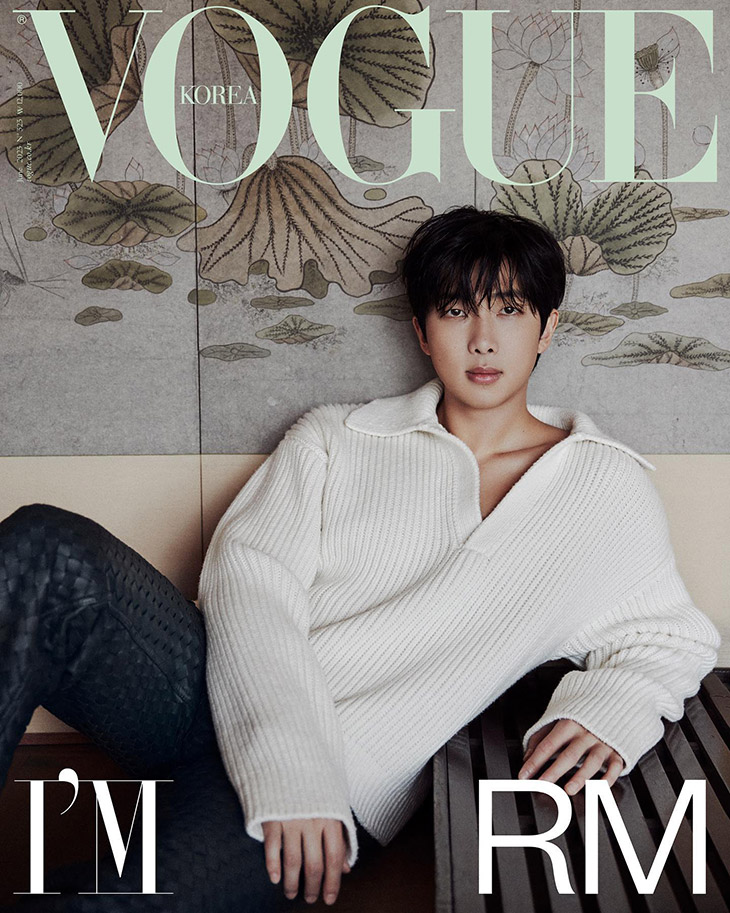 Jin in Vogue and GQ Korea x Louis Vuitton Photoshoot 