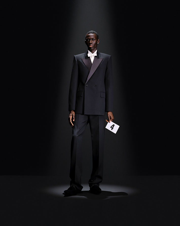 Balenciaga mens hot sale suit