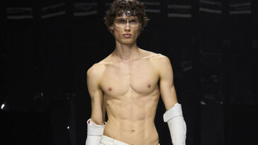 PFW: BLUEMARBLE Spring Summer 2023 Collection - Male Model Scene