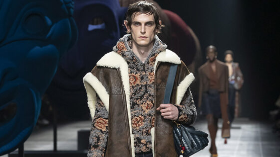 MFW: ETRO Menswear Fall Winter 2021 Collection - Male Model Scene